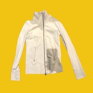 cream lululemon jacket